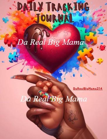 Daily Tracking Journal created to help parents record changes while detoxing, deworming and giving supplements to children with autism